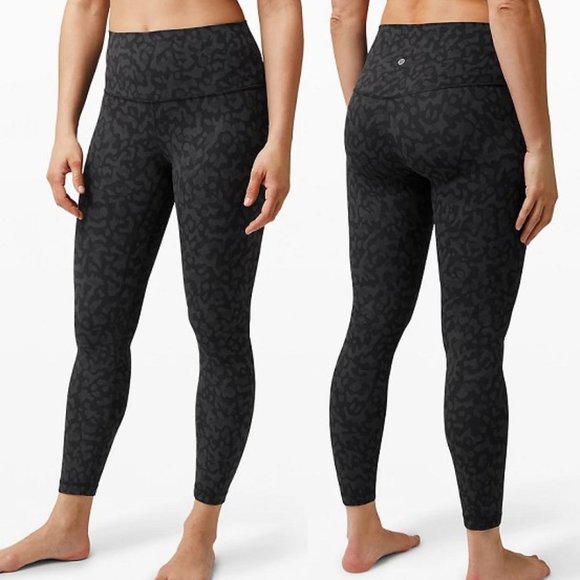 lululemon black camo align pant